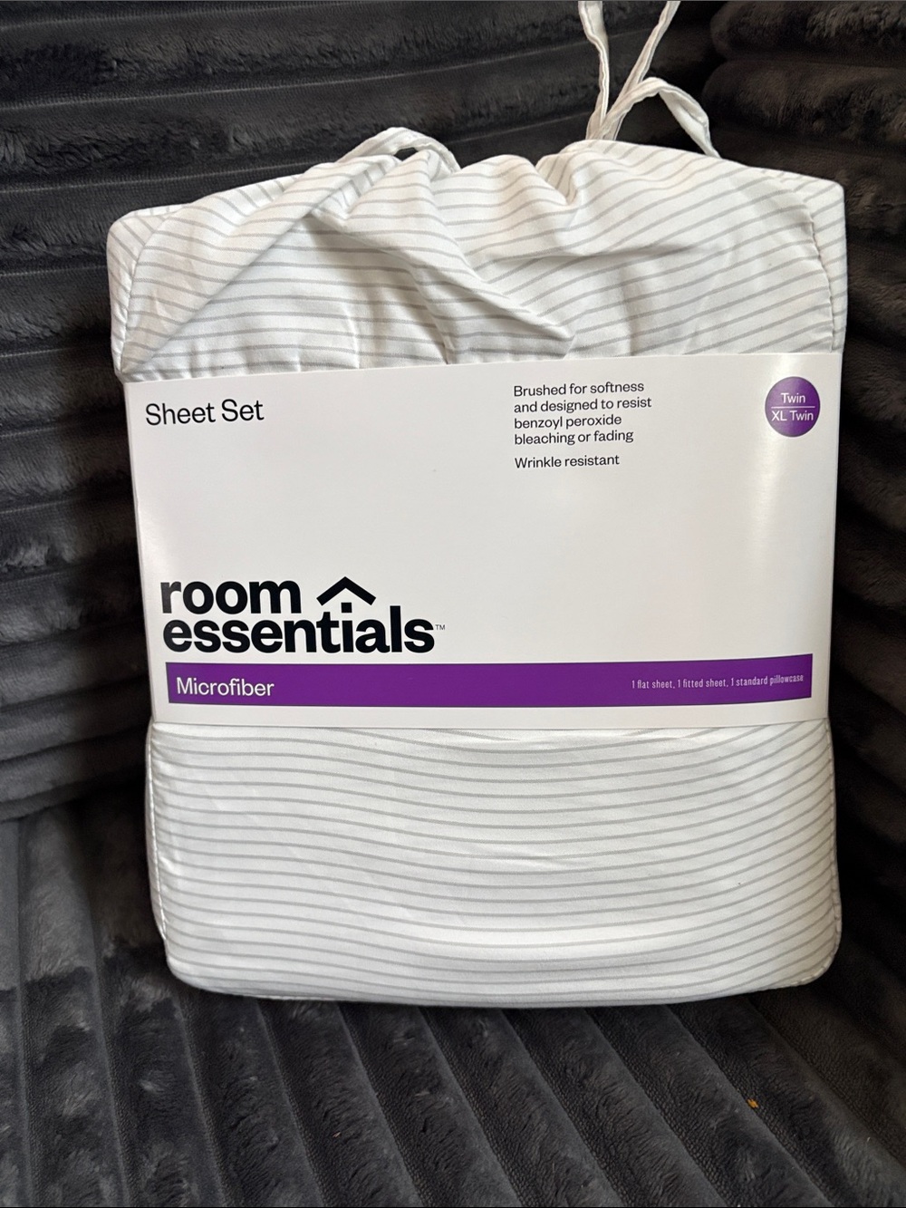 Room Essentials White Microfiber Sheet Set